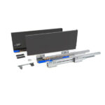 ΣΥΡΤΑΡΙ SLIM LINE 500mm ME ΦΡΕΝΟ Υ239mm ΓΚΡΙ ΜΑΤ MGS